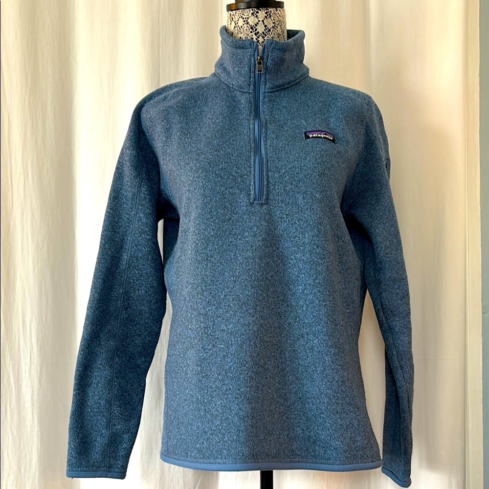 Patagonia Blue Quarter-Zip Sweatshirt